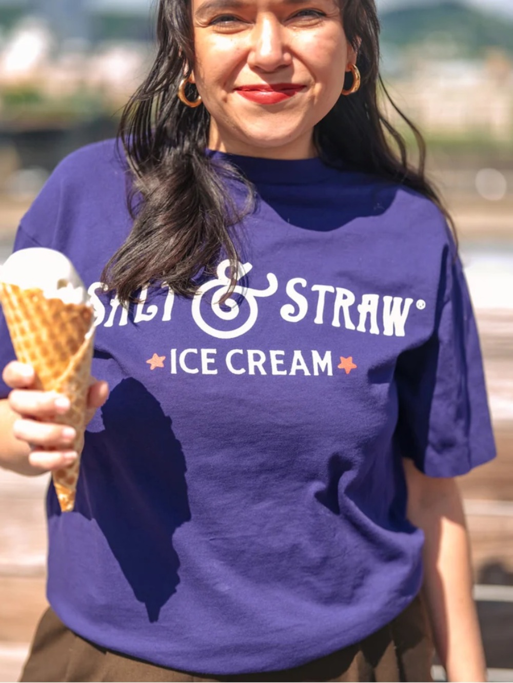 Madhappy Purple Logo Short Sleeve Tee